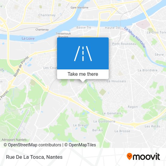 Rue De La Tosca map