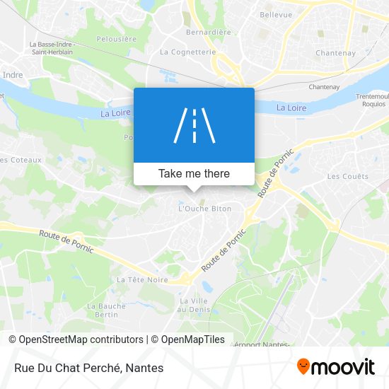 Rue Du Chat Perché map