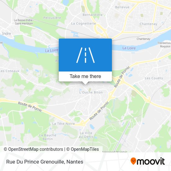 Rue Du Prince Grenouille map