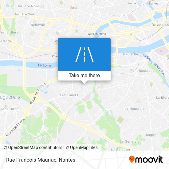Rue François Mauriac map