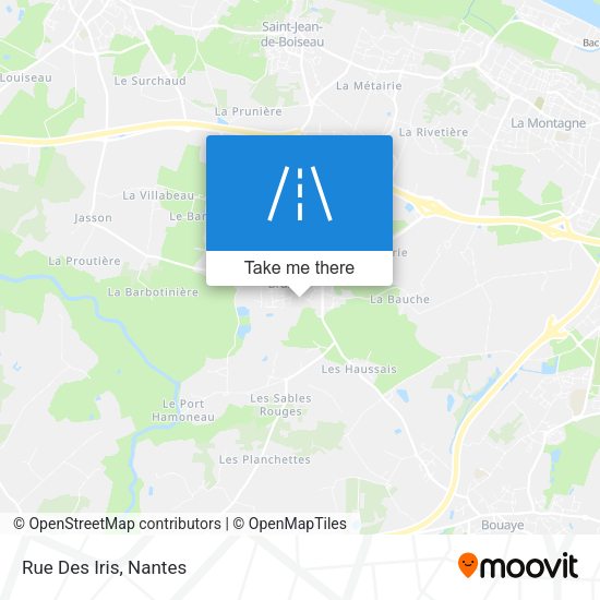 Rue Des Iris map