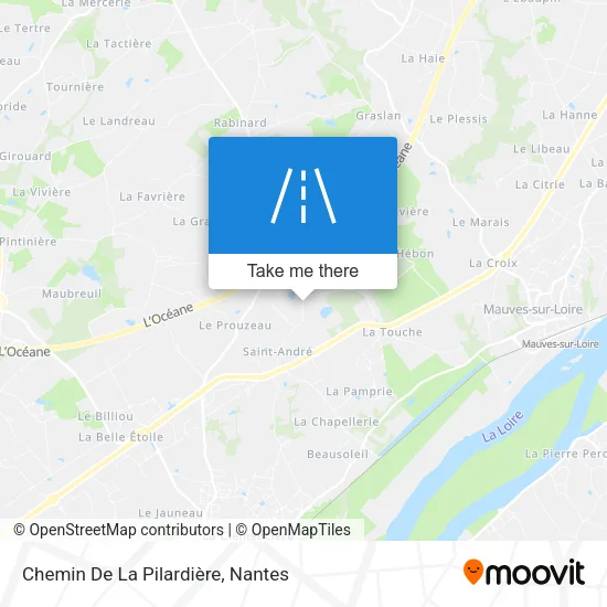 Chemin De La Pilardière map