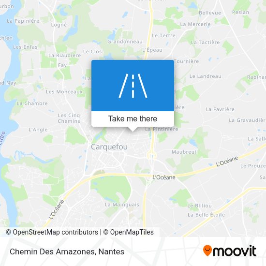 Chemin Des Amazones map