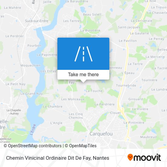 Chemin Vinicinal Ordinaire Dit De Fay map