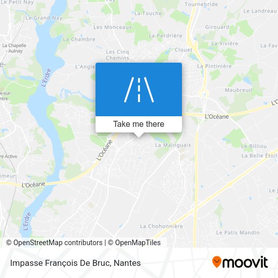 Impasse François De Bruc map
