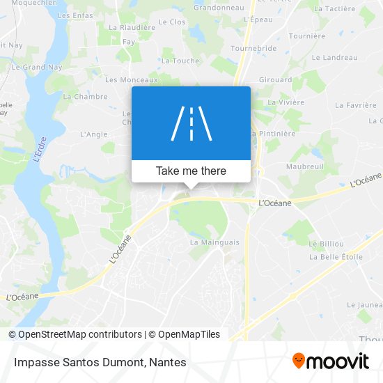 Impasse Santos Dumont map