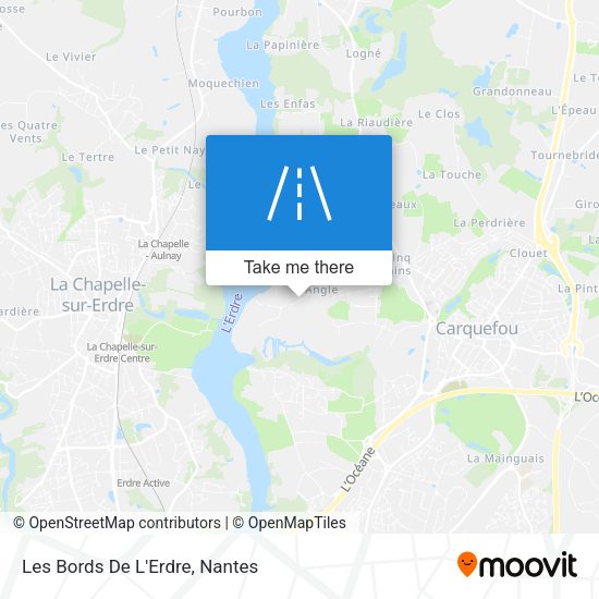 Les Bords De L'Erdre map