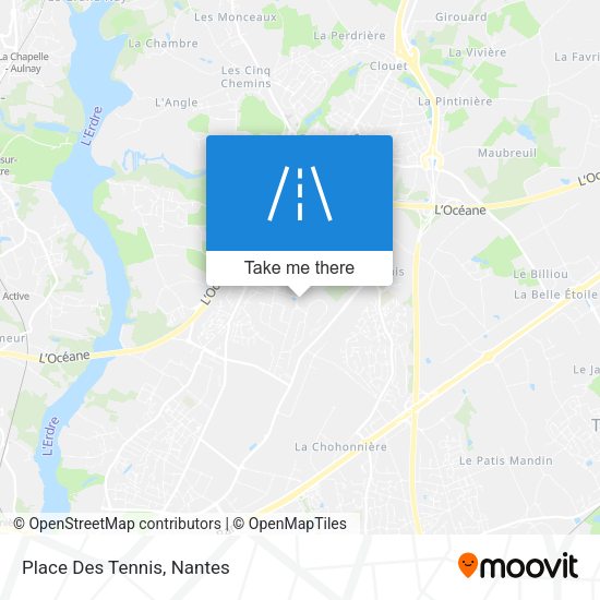 Place Des Tennis map