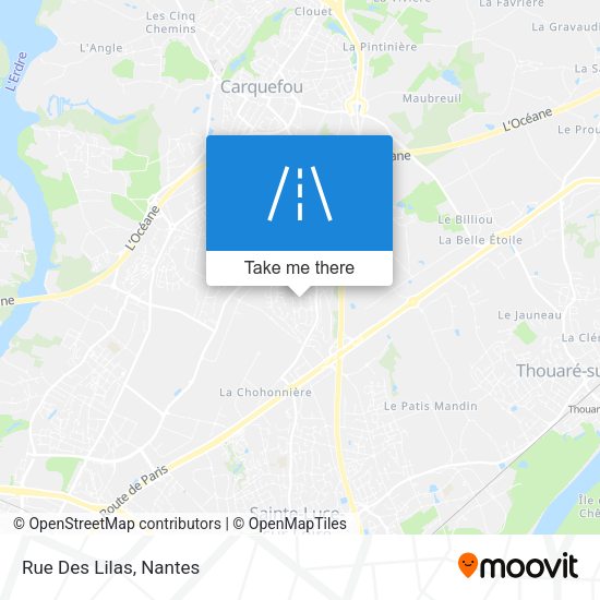 Rue Des Lilas map