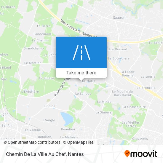 Chemin De La Ville Au Chef map