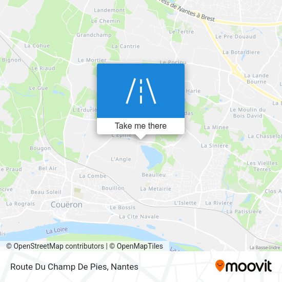 Route Du Champ De Pies map