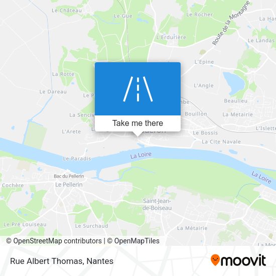 Rue Albert Thomas map
