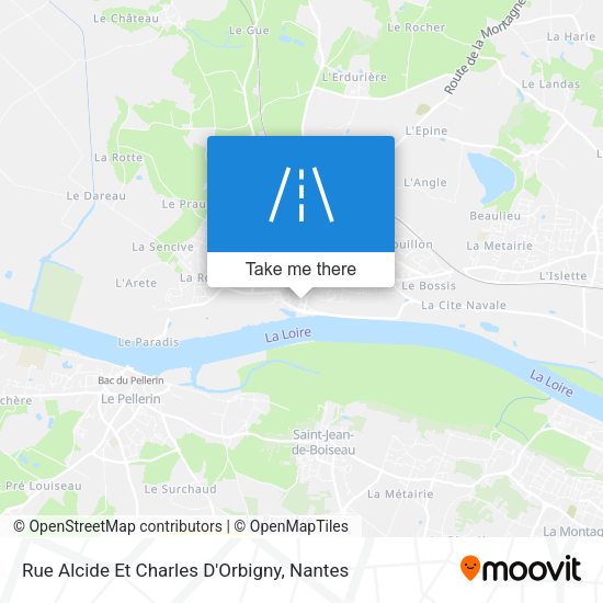 Rue Alcide Et Charles D'Orbigny map