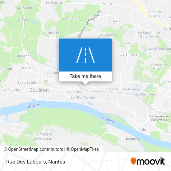 Rue Des Labours map
