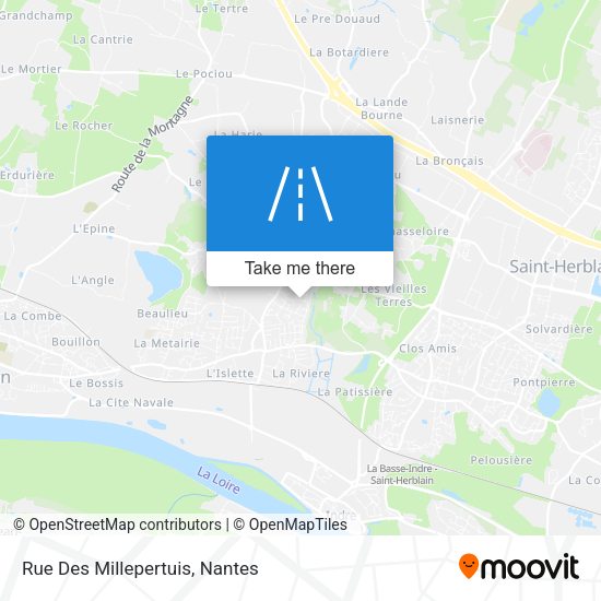Rue Des Millepertuis map