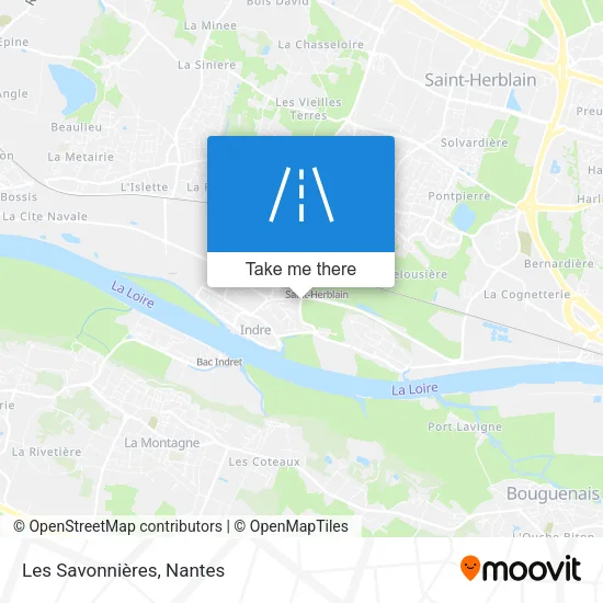 Les Savonnières map