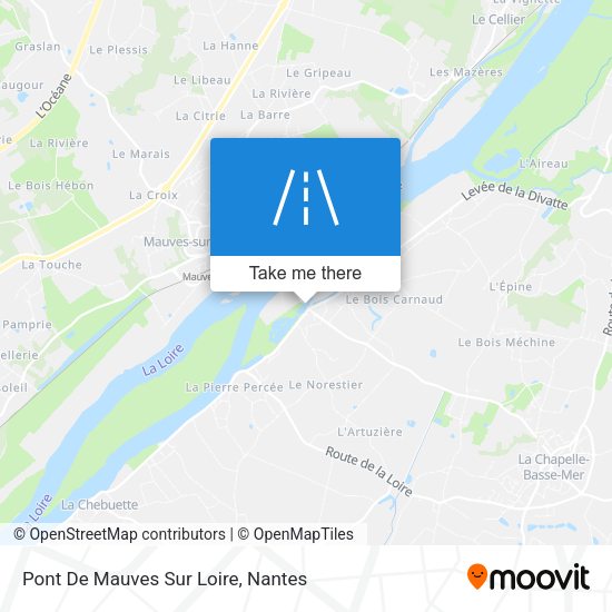 Pont De Mauves Sur Loire map