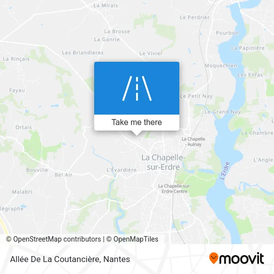 Allée De La Coutancière map