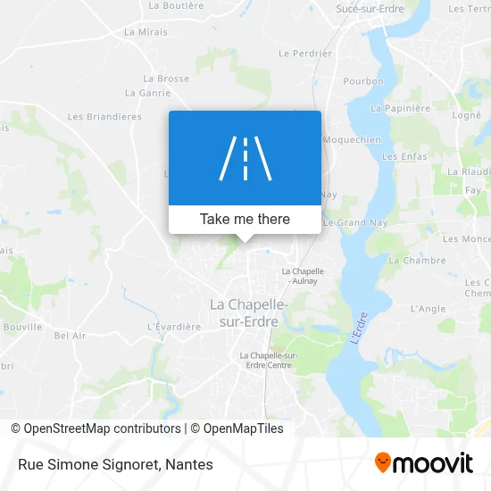 Rue Simone Signoret map