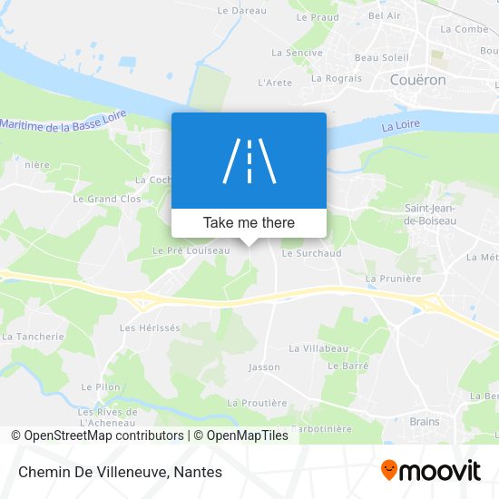 Chemin De Villeneuve map