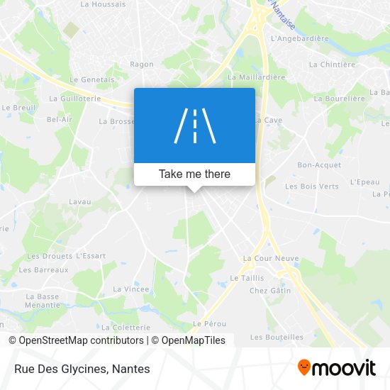 Rue Des Glycines map