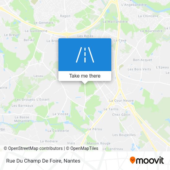 Rue Du Champ De Foire map