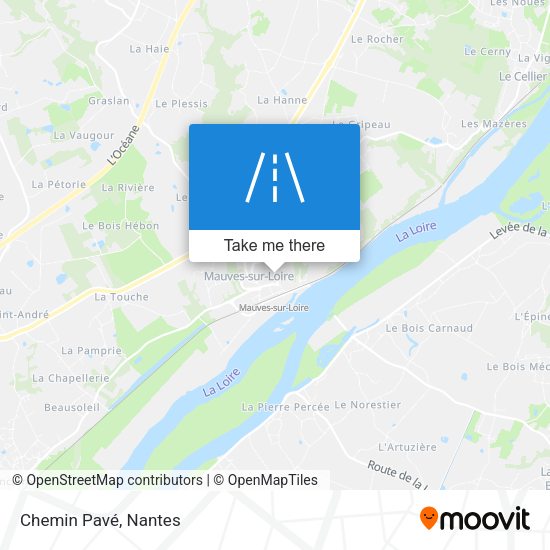 Chemin Pavé map