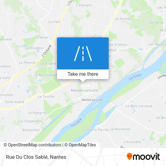 Rue Du Clos Sablé map