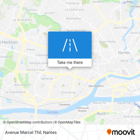 Avenue Marcel Thil map