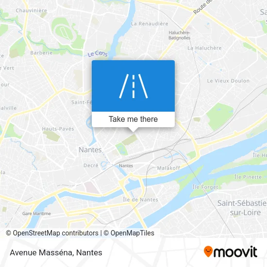Avenue Masséna map