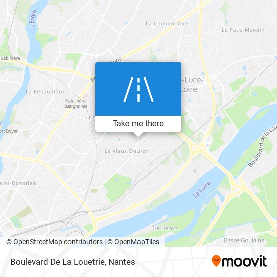 Mapa Boulevard De La Louetrie