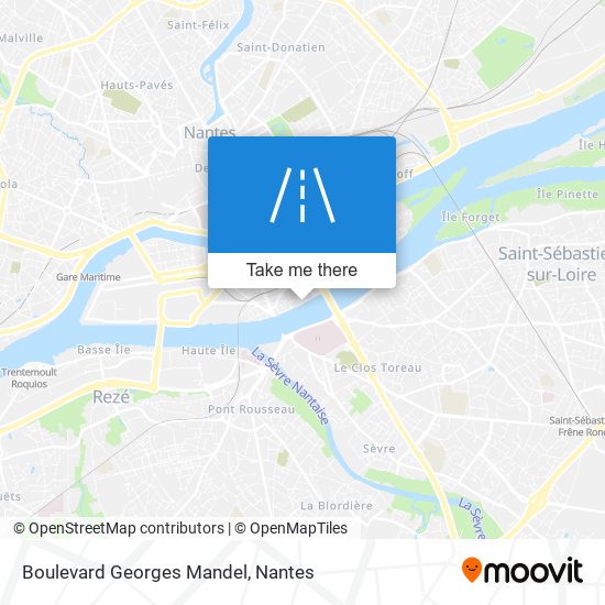 Mapa Boulevard Georges Mandel