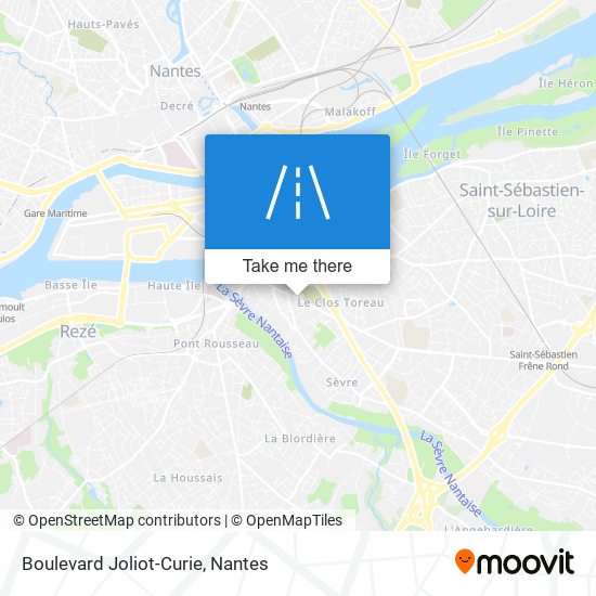 Mapa Boulevard Joliot-Curie