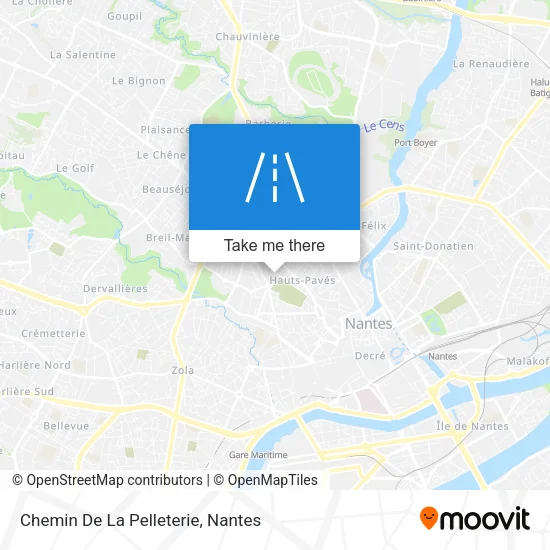 Chemin De La Pelleterie map