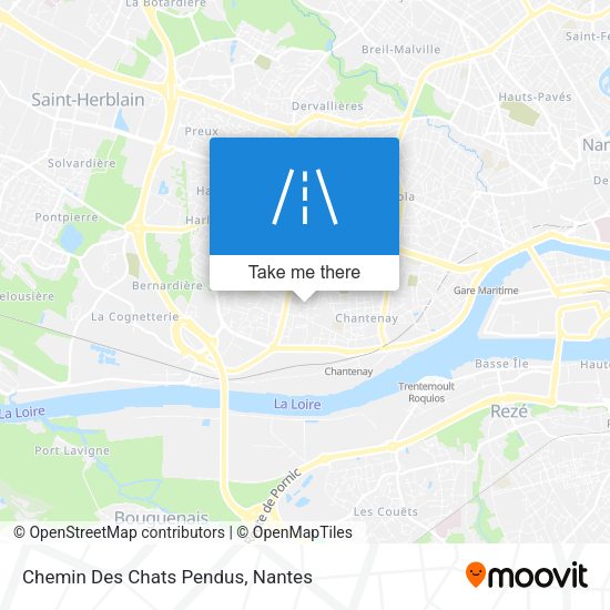 Chemin Des Chats Pendus map