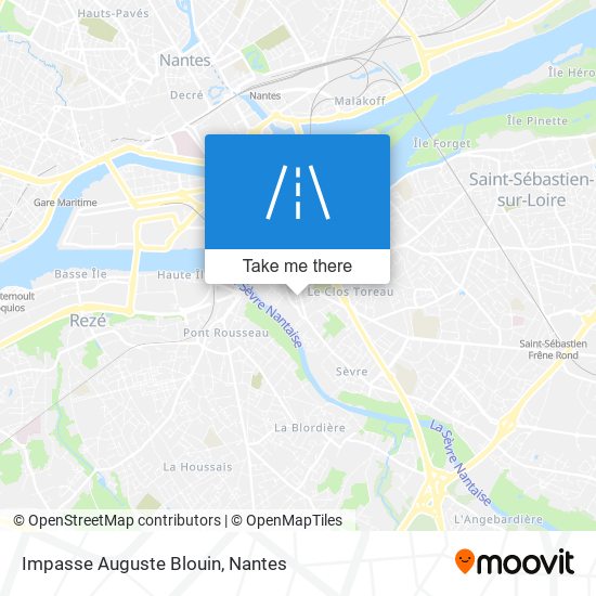 Impasse Auguste Blouin map
