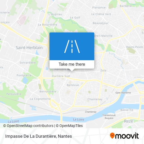 Impasse De La Durantière map
