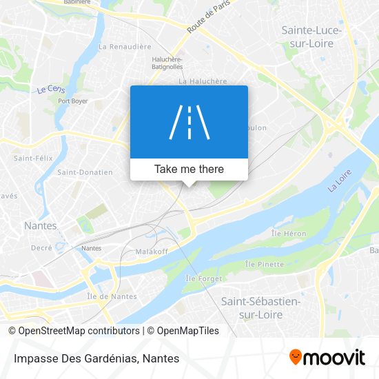 Impasse Des Gardénias map