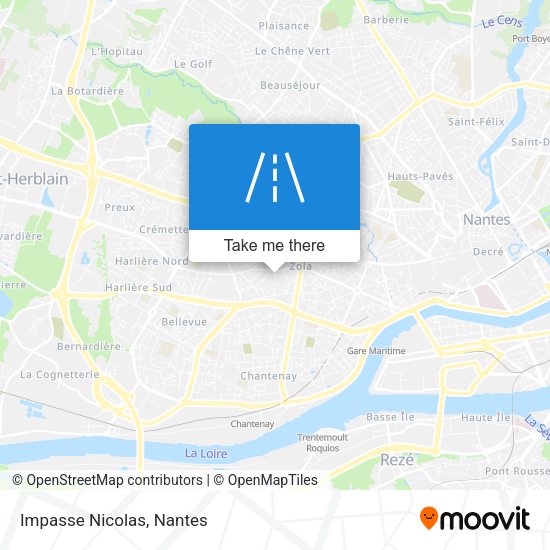 Impasse Nicolas map