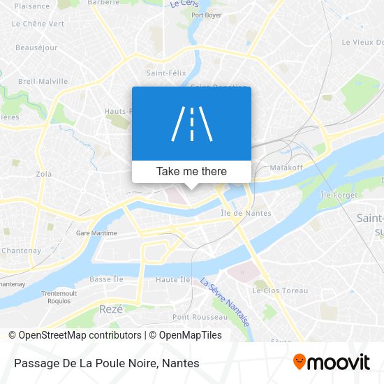 Passage De La Poule Noire map