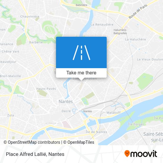 Place Alfred Lallié map