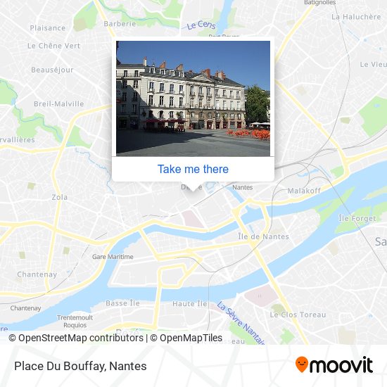 Mapa Place Du Bouffay