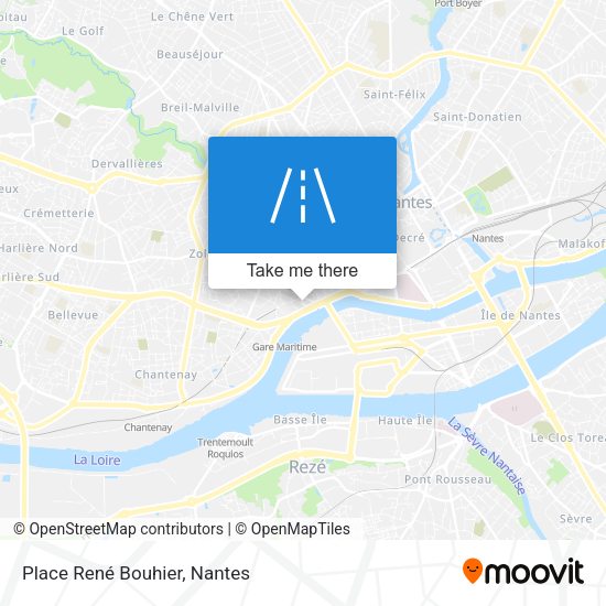 Place René Bouhier map