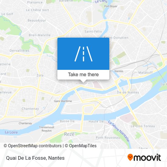 Quai De La Fosse map