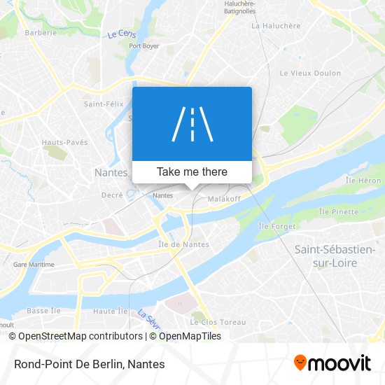 Mapa Rond-Point De Berlin