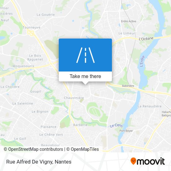 Rue Alfred De Vigny map
