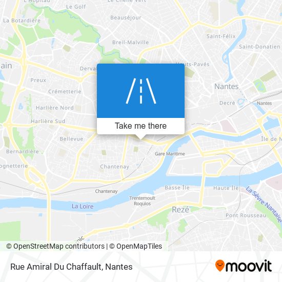 Mapa Rue Amiral Du Chaffault