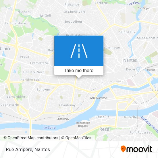 Rue Ampère map