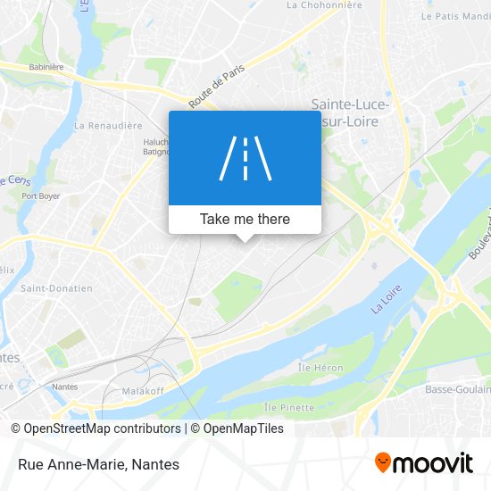 Rue Anne-Marie map