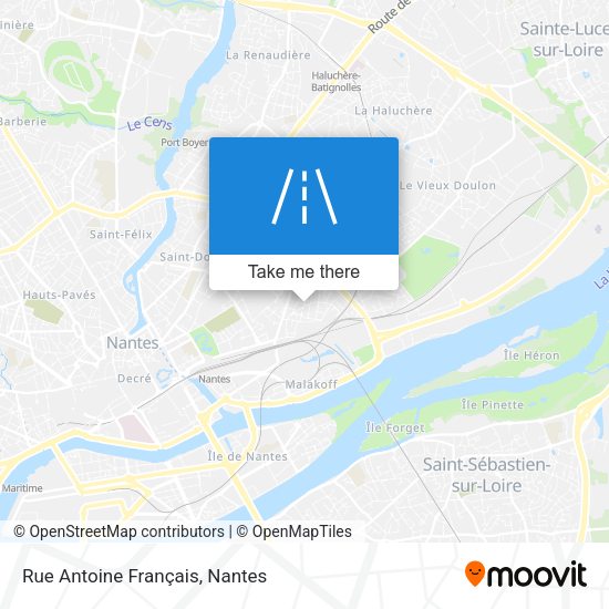 Rue Antoine Français map